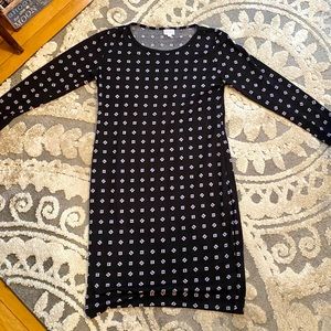 Lula Roe Dress, Debbie, Large, Black background